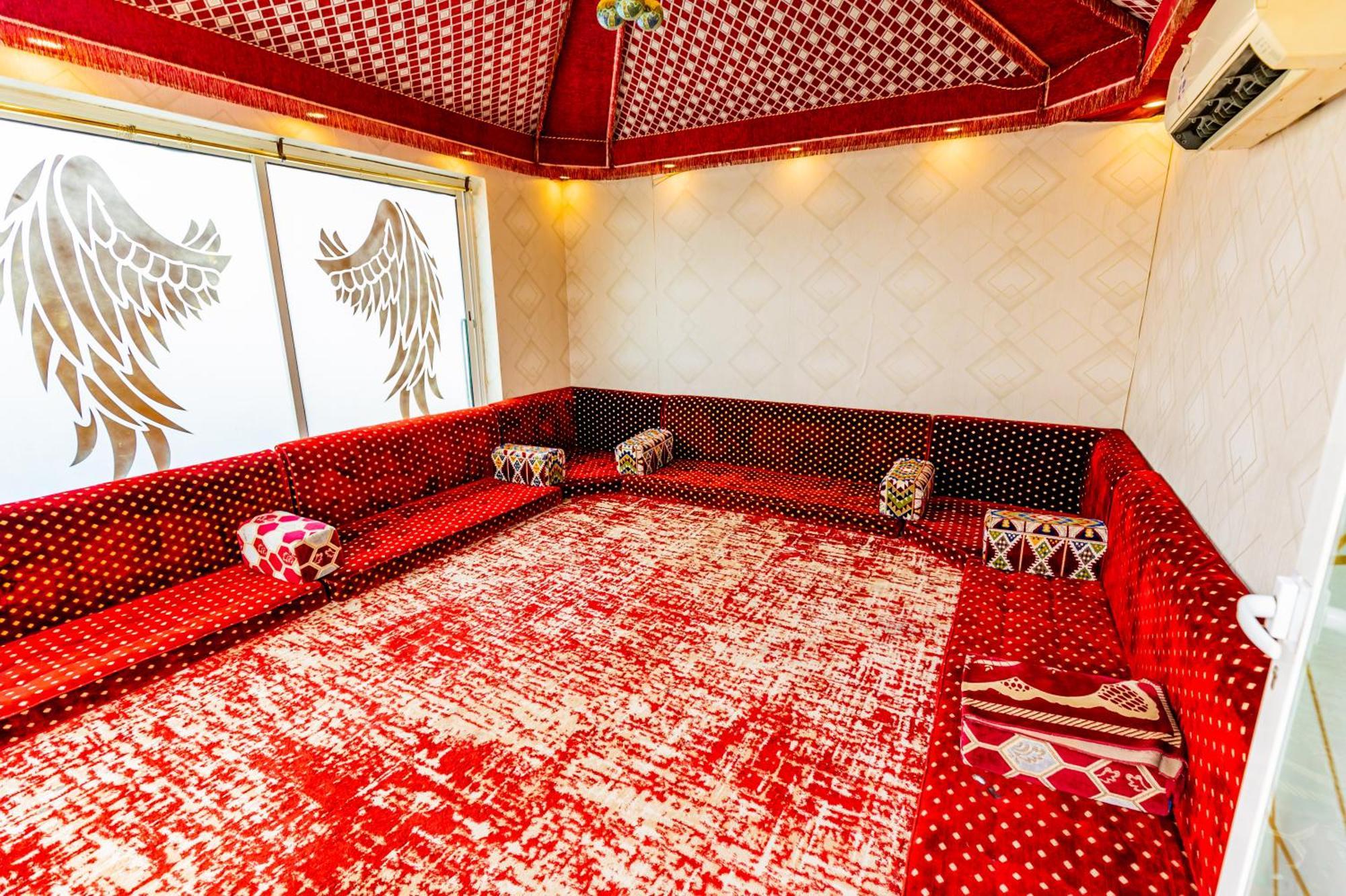 شاليهات الكوخ السويسري وأكوابارك Villa Ash Shishah Bagian luar foto
