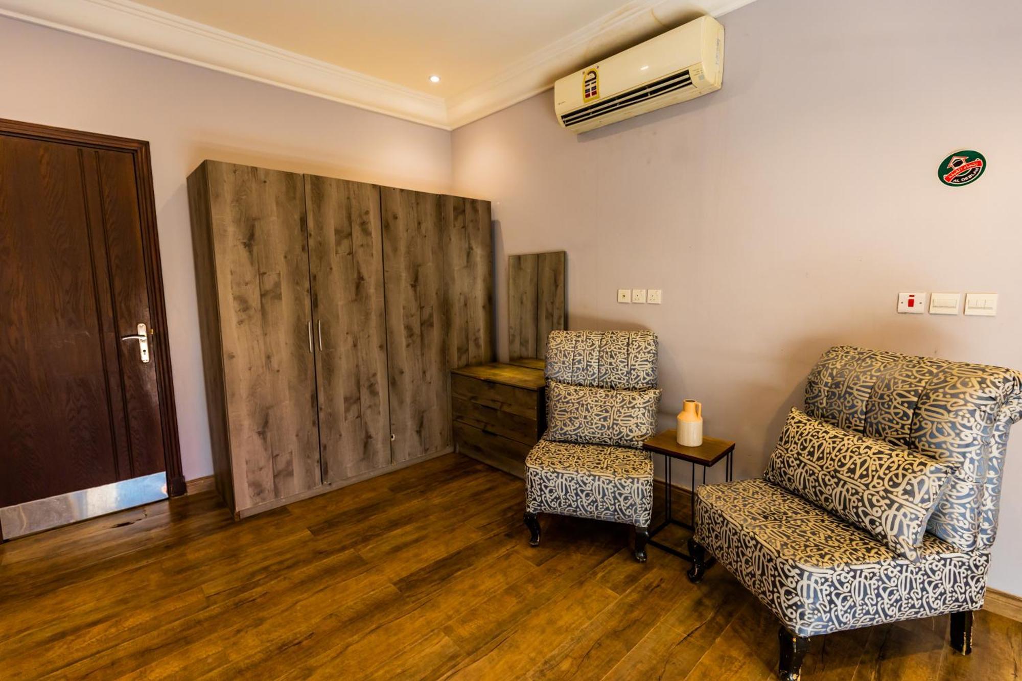شاليهات الكوخ السويسري وأكوابارك Villa Ash Shishah Bagian luar foto